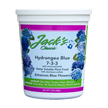 Hydrangea Blue 7-3-3 by J.R. Peters, Inc.